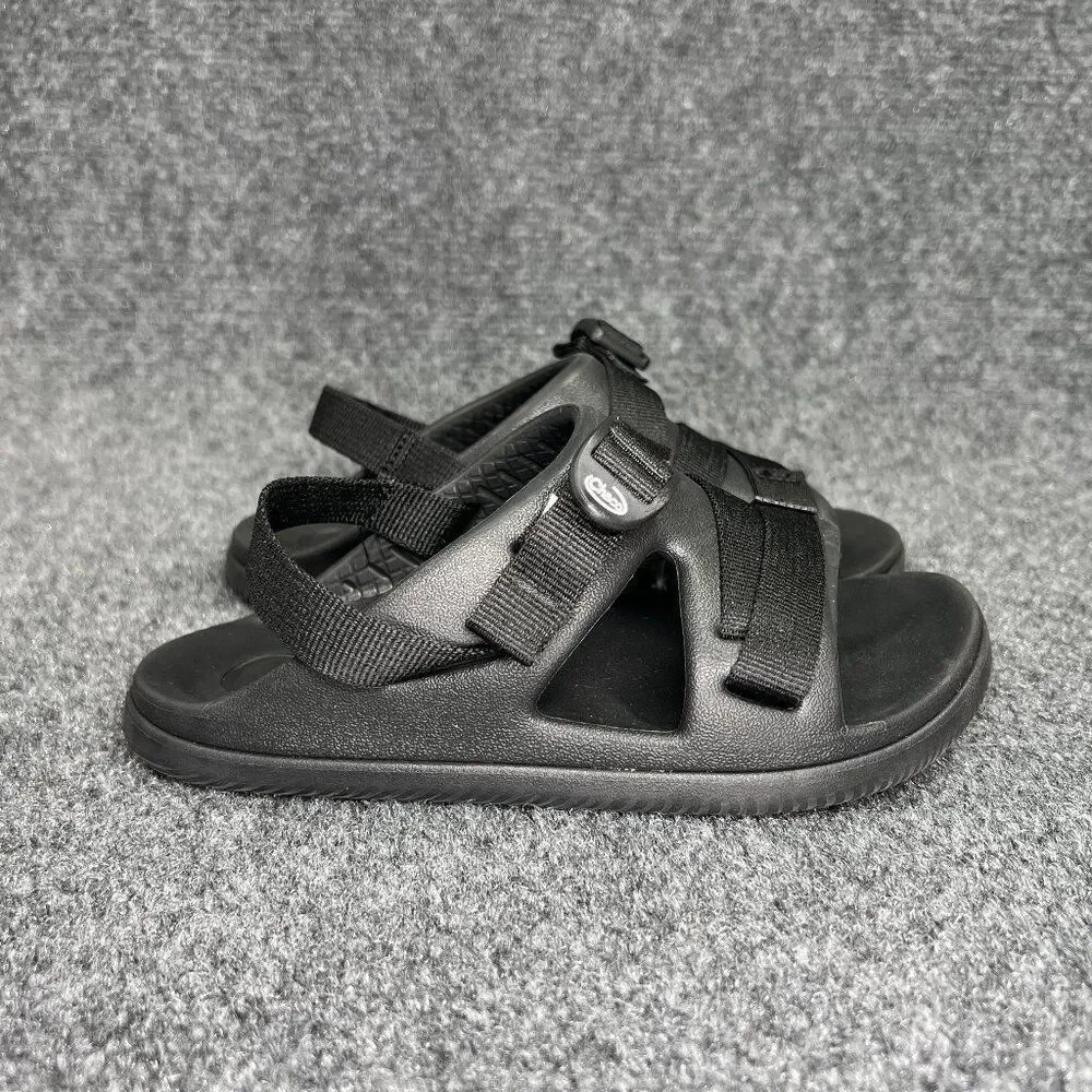 Chaco Chillos Sport Straps Sandals Youth Size 1 Black Athletic Outdoor Flip Flop